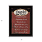 Laundry Rules 4 Black Framed Print Bathroom Wall Art