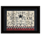 Bath Room Black Framed Print Bathroom Wall Art
