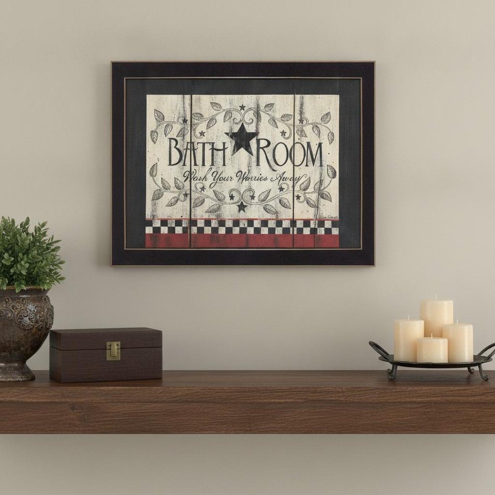 Hot Bath 12 Black Framed Print Bathroom Wall Art