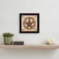 Peace Love Hope Joy Black Framed Print Wall Art