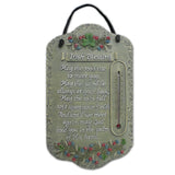 13" X 8" Gray Floral Irish Blessing Polyresin Wall Decor