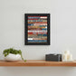 Pledge of Allegiance 3 Black Framed Print Wall Art