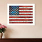 Pledge of Allegiance 4 White Framed Print Wall Art