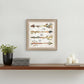 Faith Hope Love Brown Framed Print Wall Art