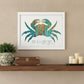 Dont be a Crabby Pants White Framed Print Wall Art