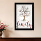 Family Tree 2 Black Framed Print Wall Art