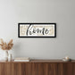 Home 4 Black Framed Print Wall Art