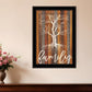 Family Roots 2 Black Framed Print Wall Art