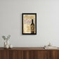 Good Wine 1 Black Framed Print Wall Art