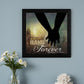 Hold My Hand Forever 2 Black Framed Print Wall Art