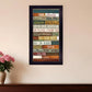 Our Family Rules Black Framed Print Wall Art