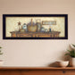 Live Life Simply Black Framed Print Wall Art