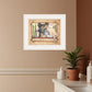 Bear Necessities 1 White Framed Print Bathroom Wall Art