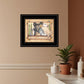 Bear Necessities Getting Ready Black Framed Print Wall Art