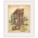 Still Waiting 1 White Framed Print Wall Art