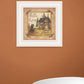 Bath House 3 White Framed Print Bathroom Wall Art