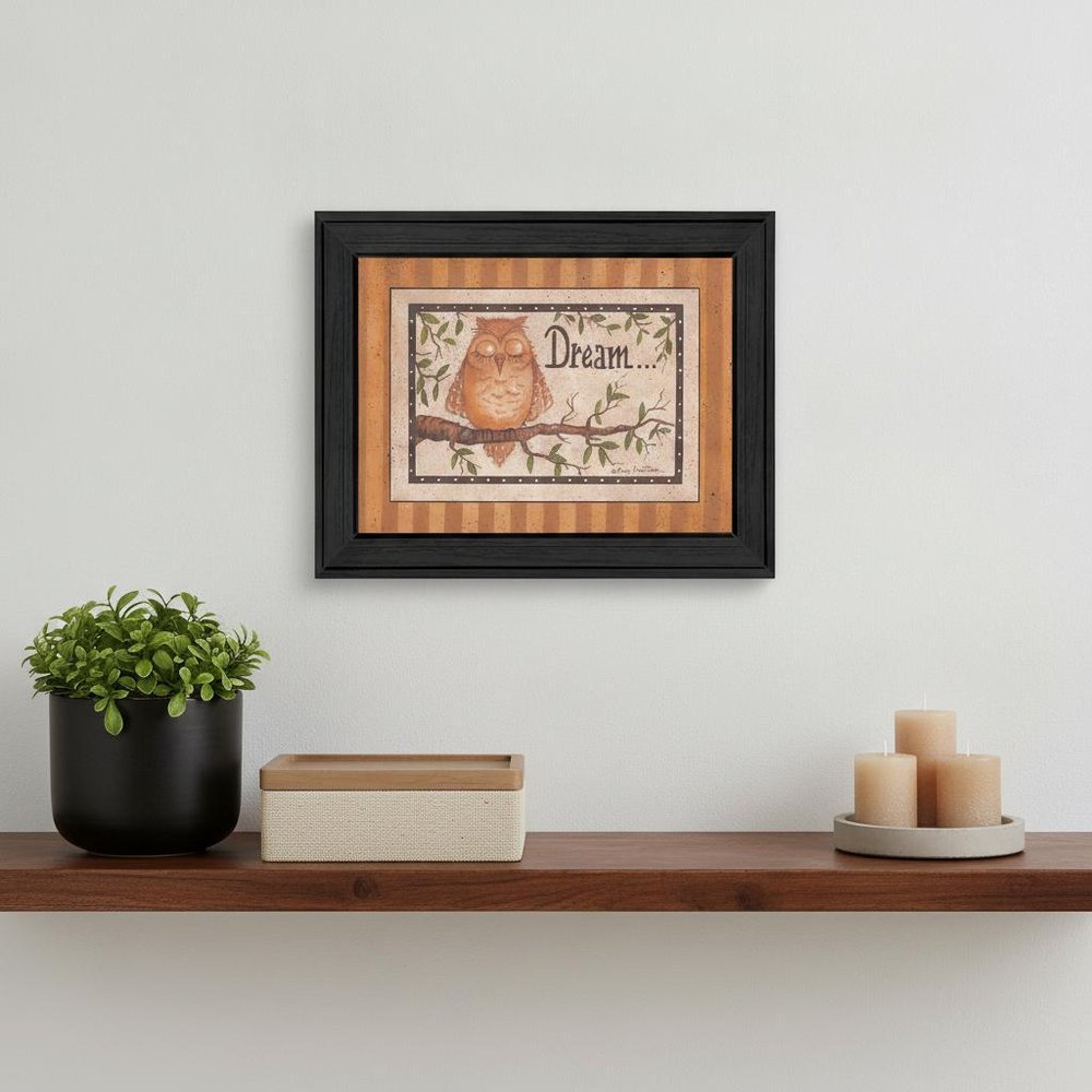 Dream 2 Black Framed Print Wall Art