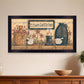 Its Always Good to Be Home Black Framed Print Wall Art