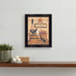 Give Us This Day Black Framed Print Wall Art