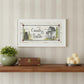 Country Bath 1 White Framed Print Bathroom Wall Art