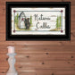 Nature Calls 2 Black Framed Bathroom Wall Art