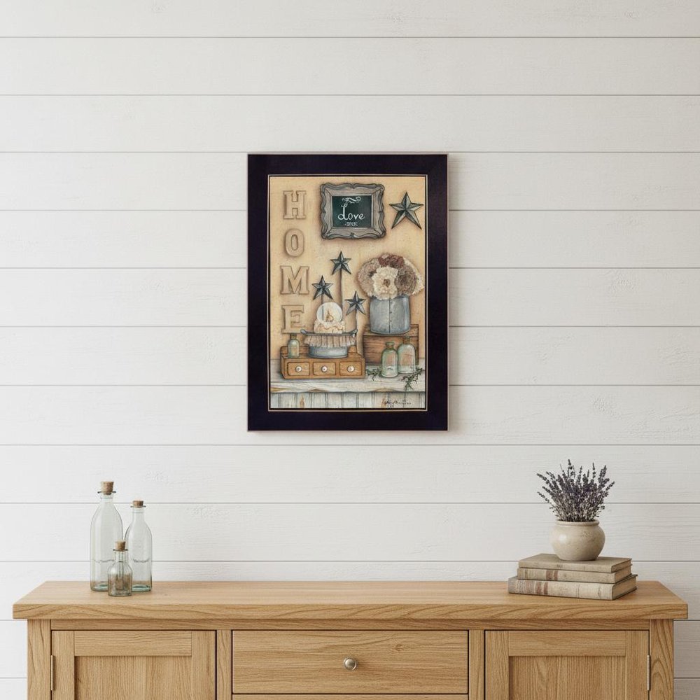 Friends 2 Black Framed Print Wall Art