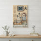 Friends 3 White Framed Print Wall Art