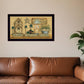 Home Sweet Home 6 Black Framed Print Wall Art