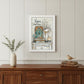 Home Sweet Home 5 White Framed Print Wall Art