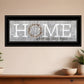 Home Where Our Story Begins Black Framed Print Wall Art