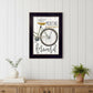 Moving Forward Black Framed Print Wall Art