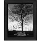 Passion 5 Black Framed Print Wall Art