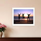 Teamwork 4 White Framed Print Wall Art