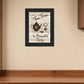 Tea Time 2 Black Framed Print Kitchen Wall Art