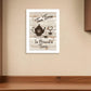 Tea Time 4 White Framed Print Kitchen Wall Art