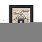 Time for Friends 2 Black Framed Print Kitchen Wall Art
