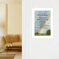 Rainbow Bridge 2 White Framed Print Wall Art