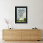 Rainbow Bridge 3 Black Framed Print Wall Art