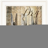 Dry 1 White Framed Print Wall Art