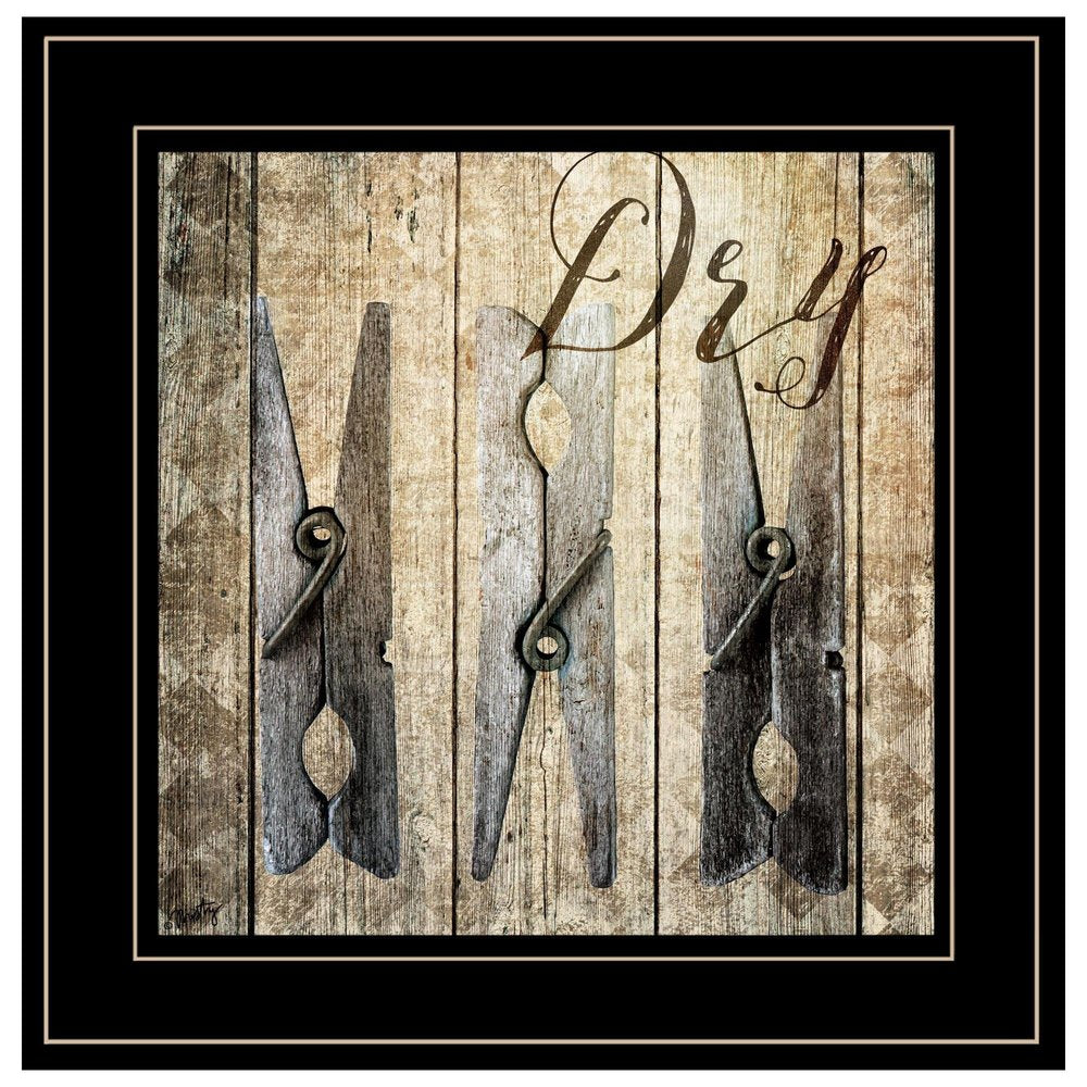 Dry 2 Black Framed Print Wall Art