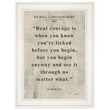 Book Quote VI 1 White Framed Print Wall Art