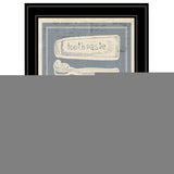 Brush Teeth 4 Black Framed Print Wall Art