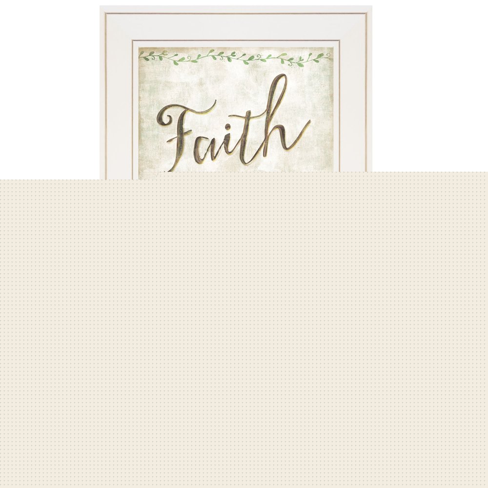 Faith 1 White Framed Print Wall Art