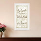 Believe 2 White Framed Print Wall Art