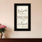 Believe 3 Black Framed Print Wall Art