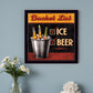 Bucket List Black Framed Print Wall Art