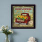 Sunflowers From the Farm 1 Black Framed Print Wall Art