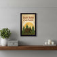 Lazy Bear 1 Black Framed Print Wall Art