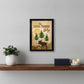 Lone Moose 1 Black Framed Print Wall Art