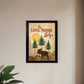 Lone Moose 1 Black Framed Print Wall Art